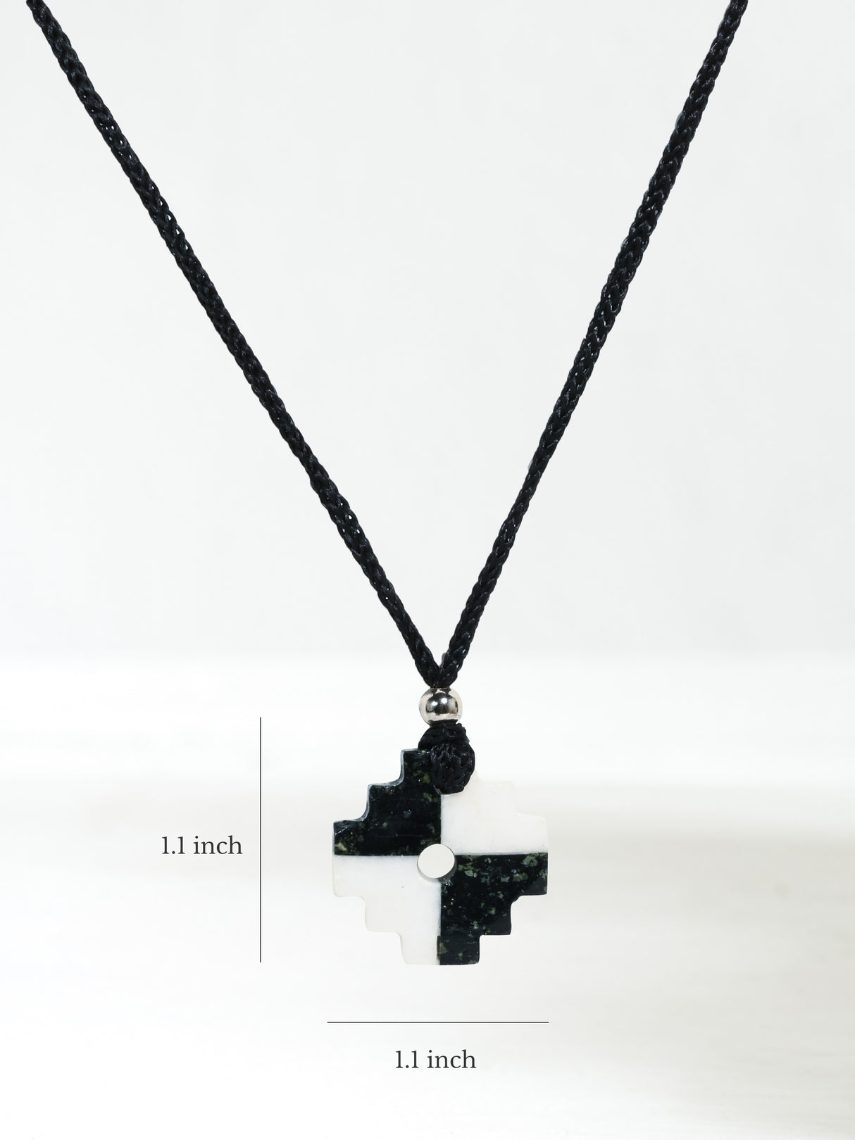 Peruvian Chakana Necklace - Two Color Stone