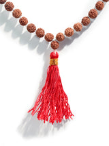 Tibetan Buddhist 5 Mukhi Rudraksha Healing Prayer Bead Mala