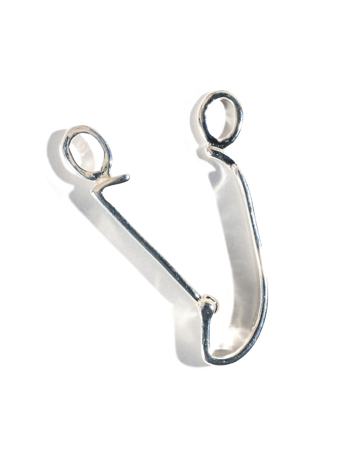Pi Stone Plain Bail | j0328-Silver | j0328-Stainless