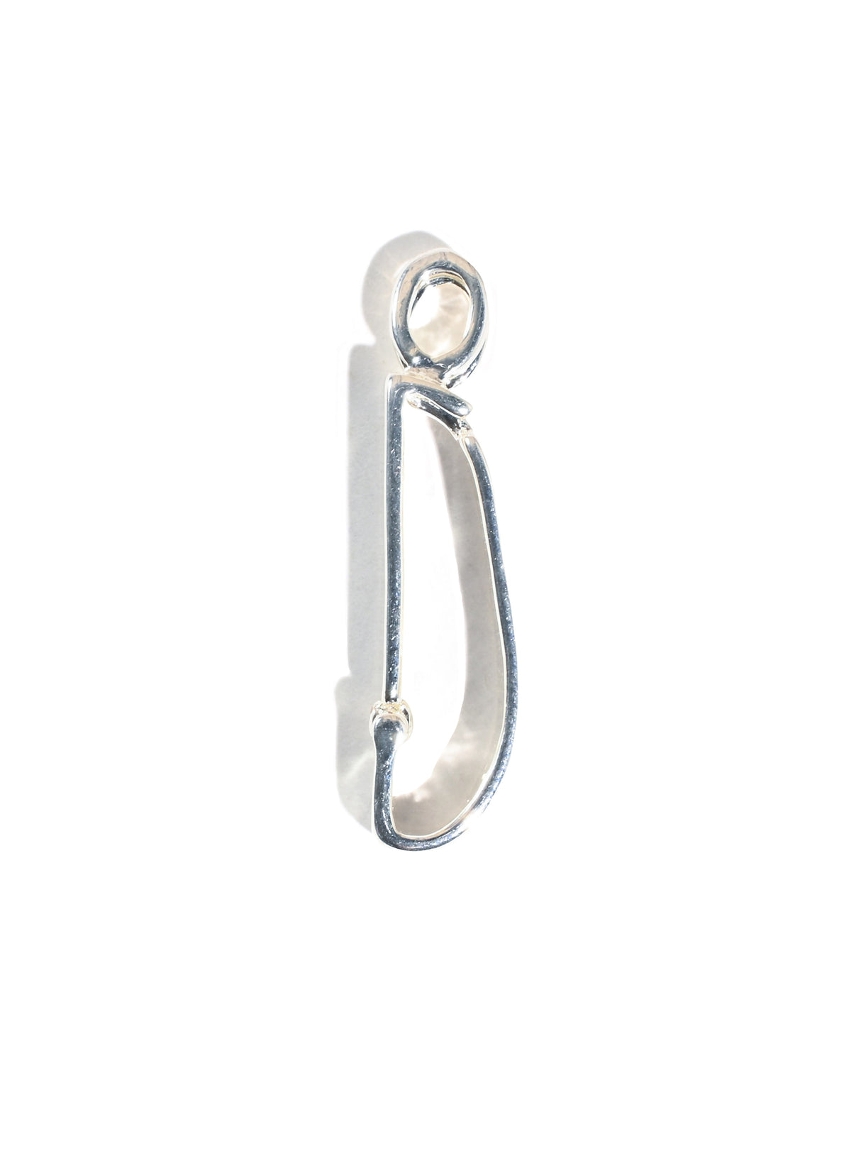 Pi Stone Plain Bail | j0328-Silver | j0328-Stainless