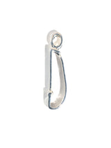 Pi Stone Plain Bail | j0328-Silver | j0328-Stainless
