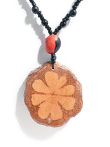 Shipibo Amazon Seed Bead Necklace - Ayahuasca Vine Pendant