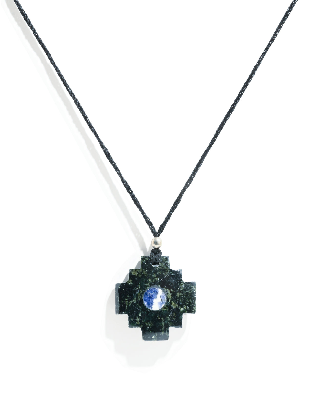 Peruvian Chakana Necklace with Center Stone