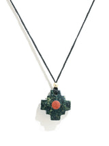Peruvian Chakana Necklace with Center Stone