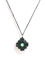Peruvian Chakana Necklace with Center Stone