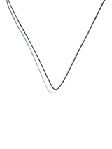 Waxed Cotton Cord Necklace 16-18 in