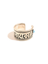 Tibetan OM Mane Padme Hum Jeweled Ring