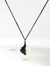 Peruvian Chakana Necklace - Two Color Stone