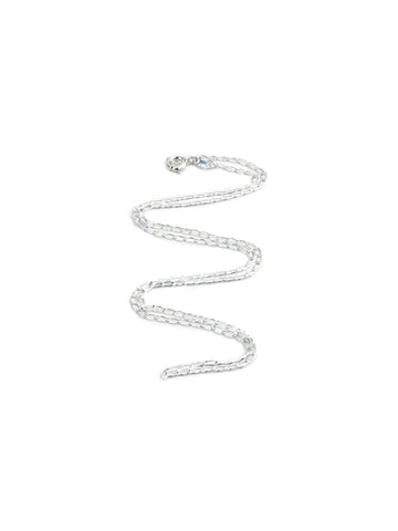 Rolo Link Chain Necklace - Sterling Silver