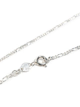 Figaro Link Chain Necklace - Sterling Silver