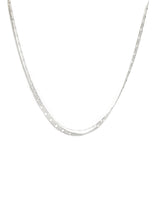 Figaro Link Chain Necklace - Sterling Silver
