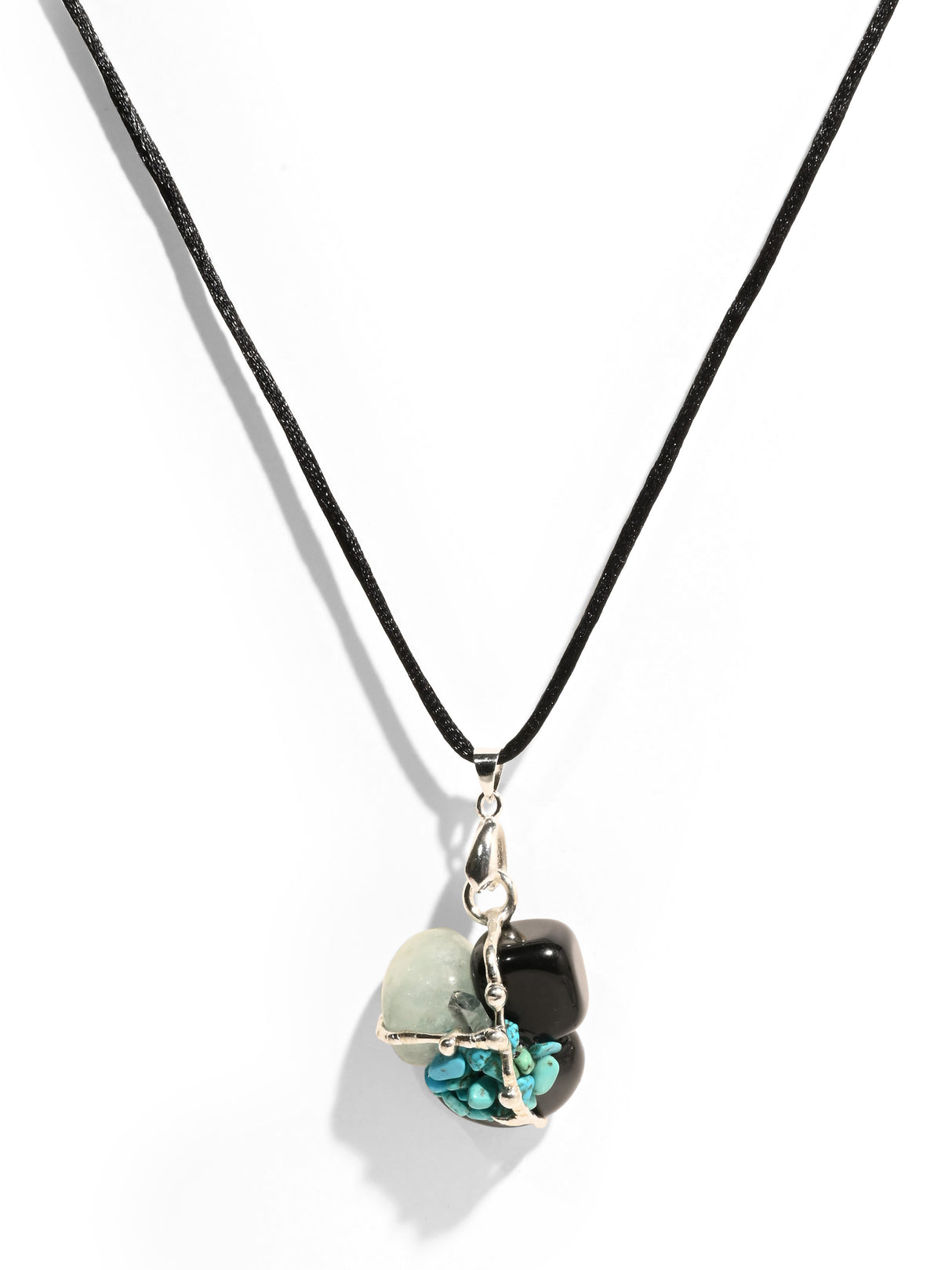 Keep Me Safe Gemstone Amulet Pendant