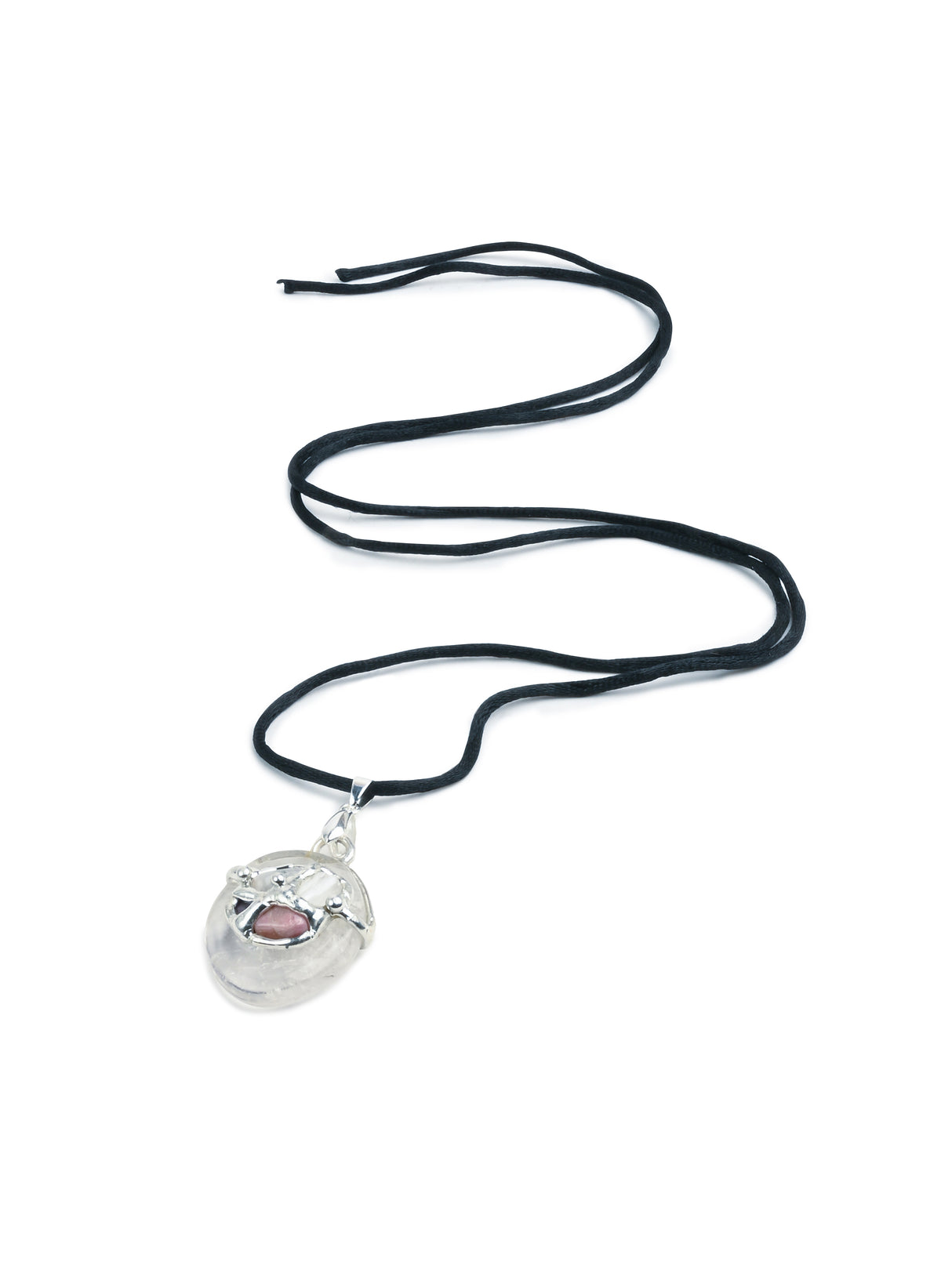 Peacemaker Crystal Gem Drop Pendant Necklace