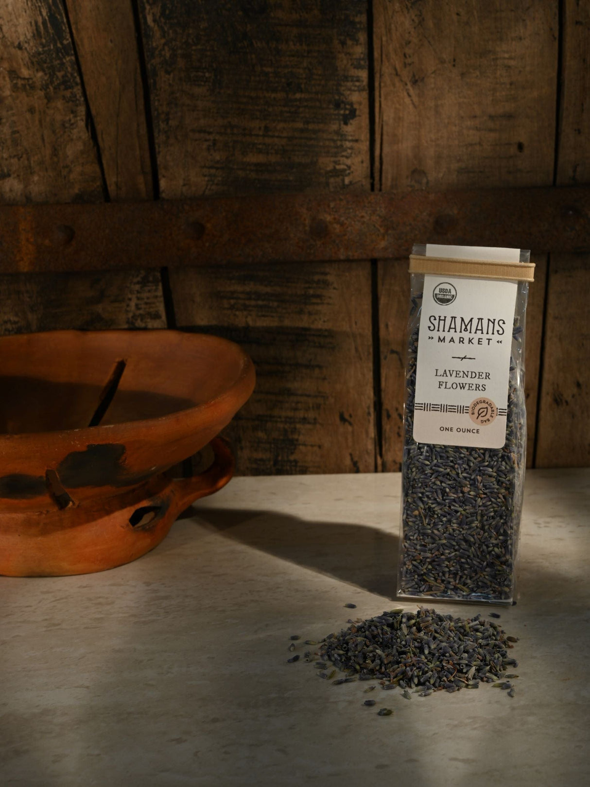 Loose Herbs & Incense Lavender Flowers - Super Organic