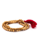 Palo Santo Wood Prayer Bead Mala | j0434-Red