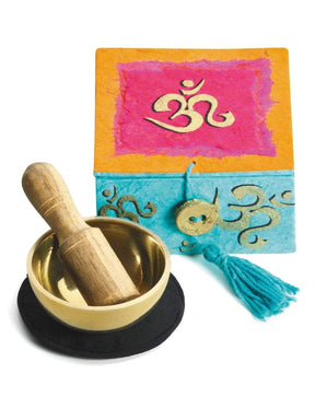 Meditation Bowls 2 inch Om Mini Meditation Bowl in Gift Box