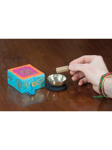 2 inch Om Mini Meditation Bowl in Gift Box