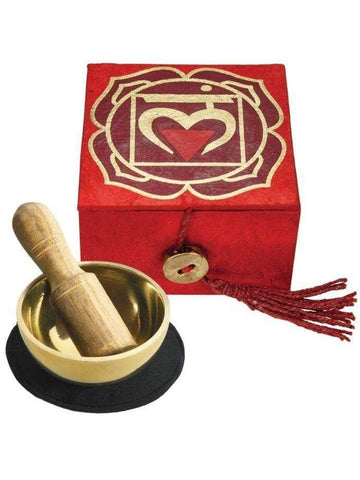Root Chakra Mini Meditation Bowl in Gift Box