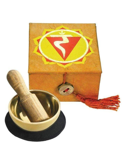 Meditation Bowls Solar Plexus Chakra Mini Meditation Bowl in Gift Box