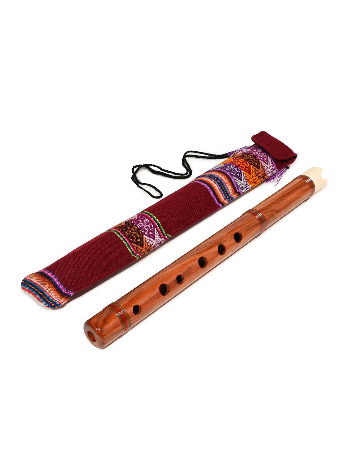 Song of the Andes Peruvian Quena Flute Wood w/Case