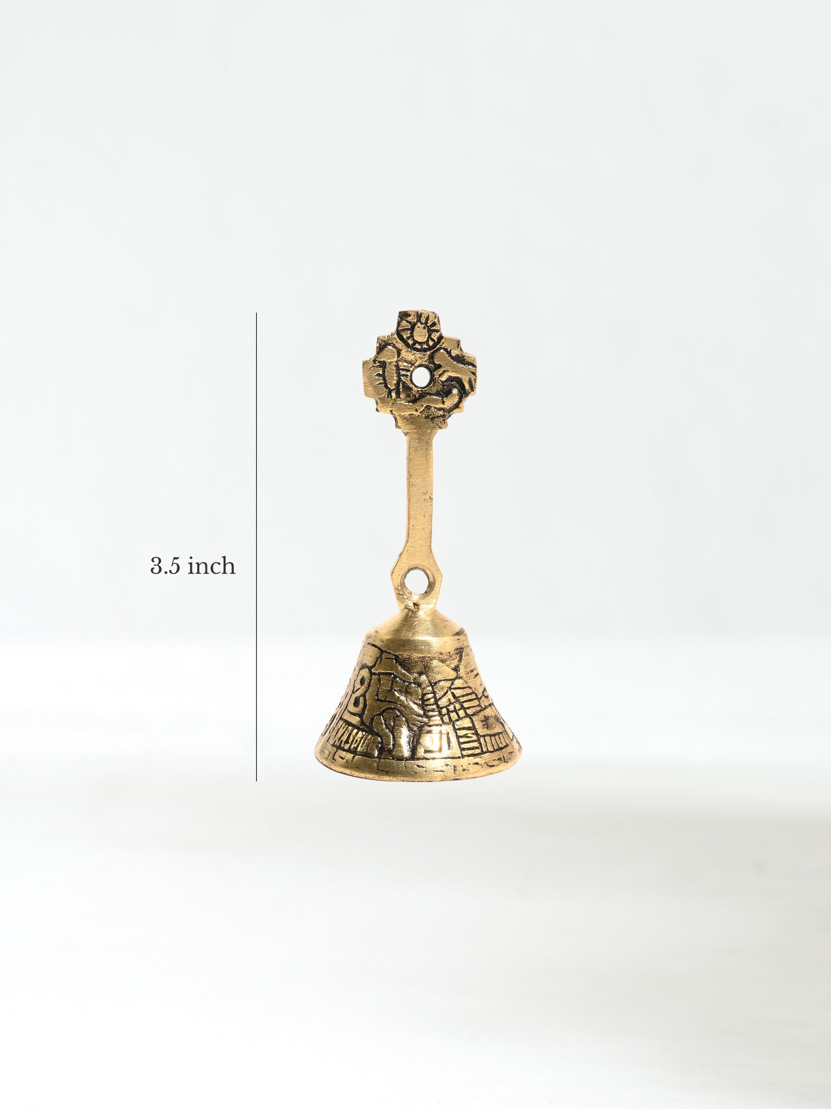 Peruvian Brass Bell Chakana