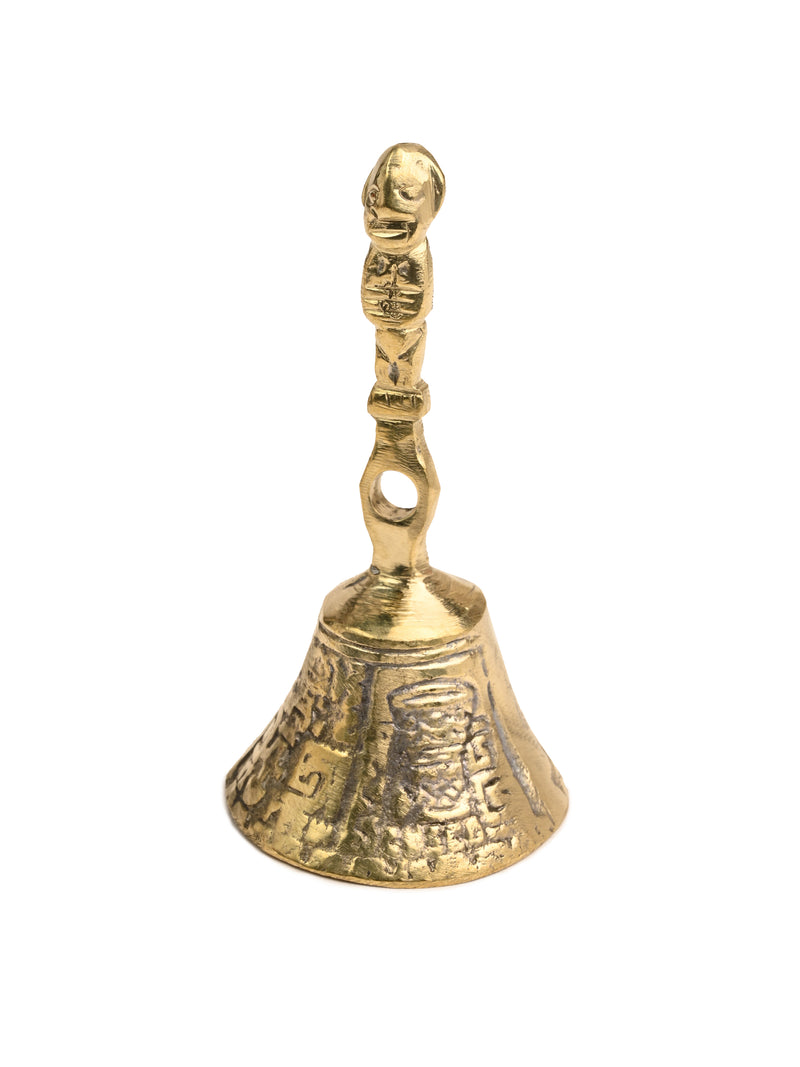 Peruvian Brass Bell Shaman