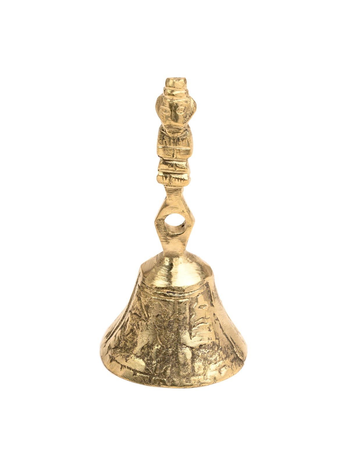 Peruvian Brass Bell Shaman