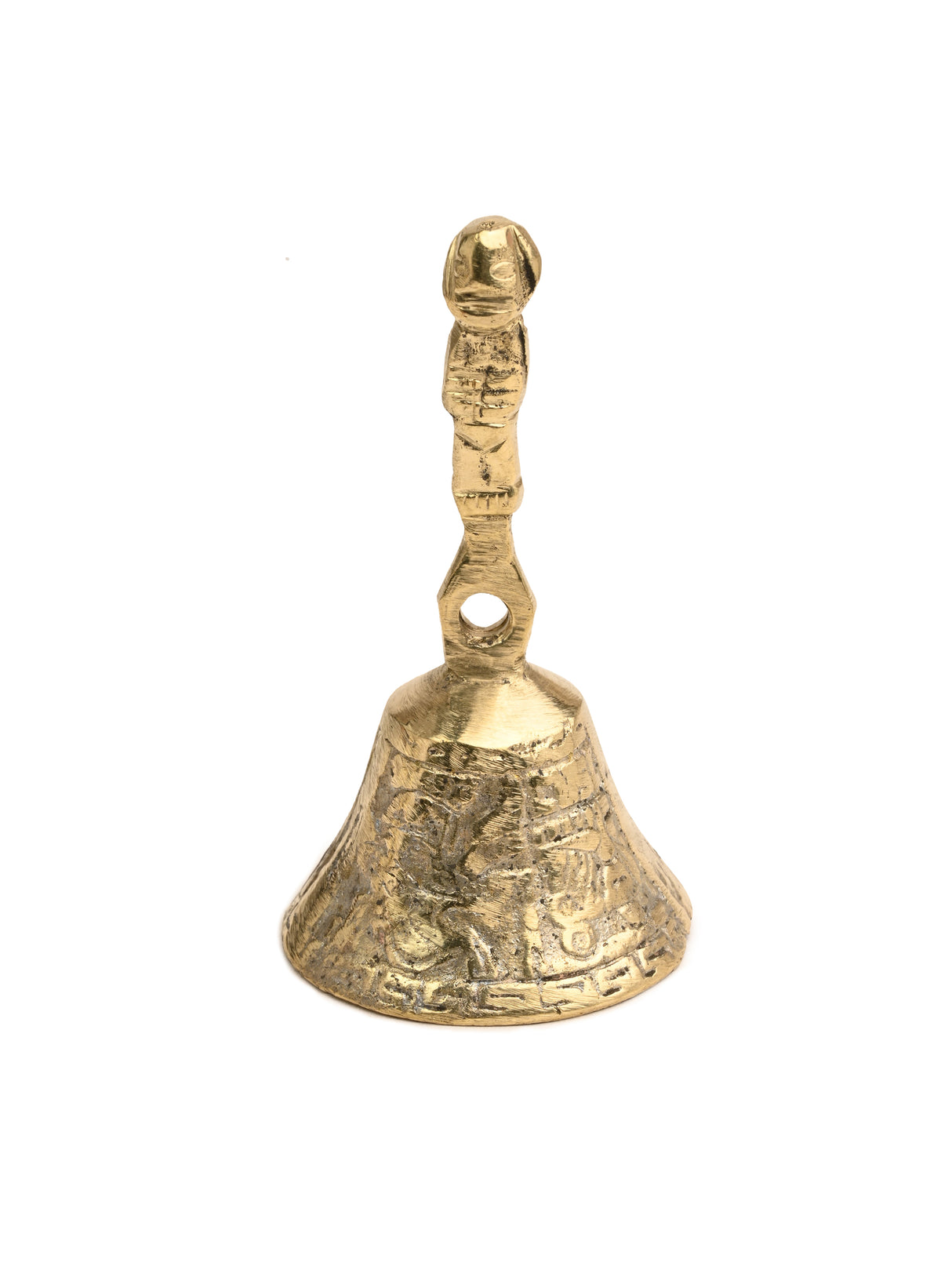 Peruvian Brass Bell Shaman