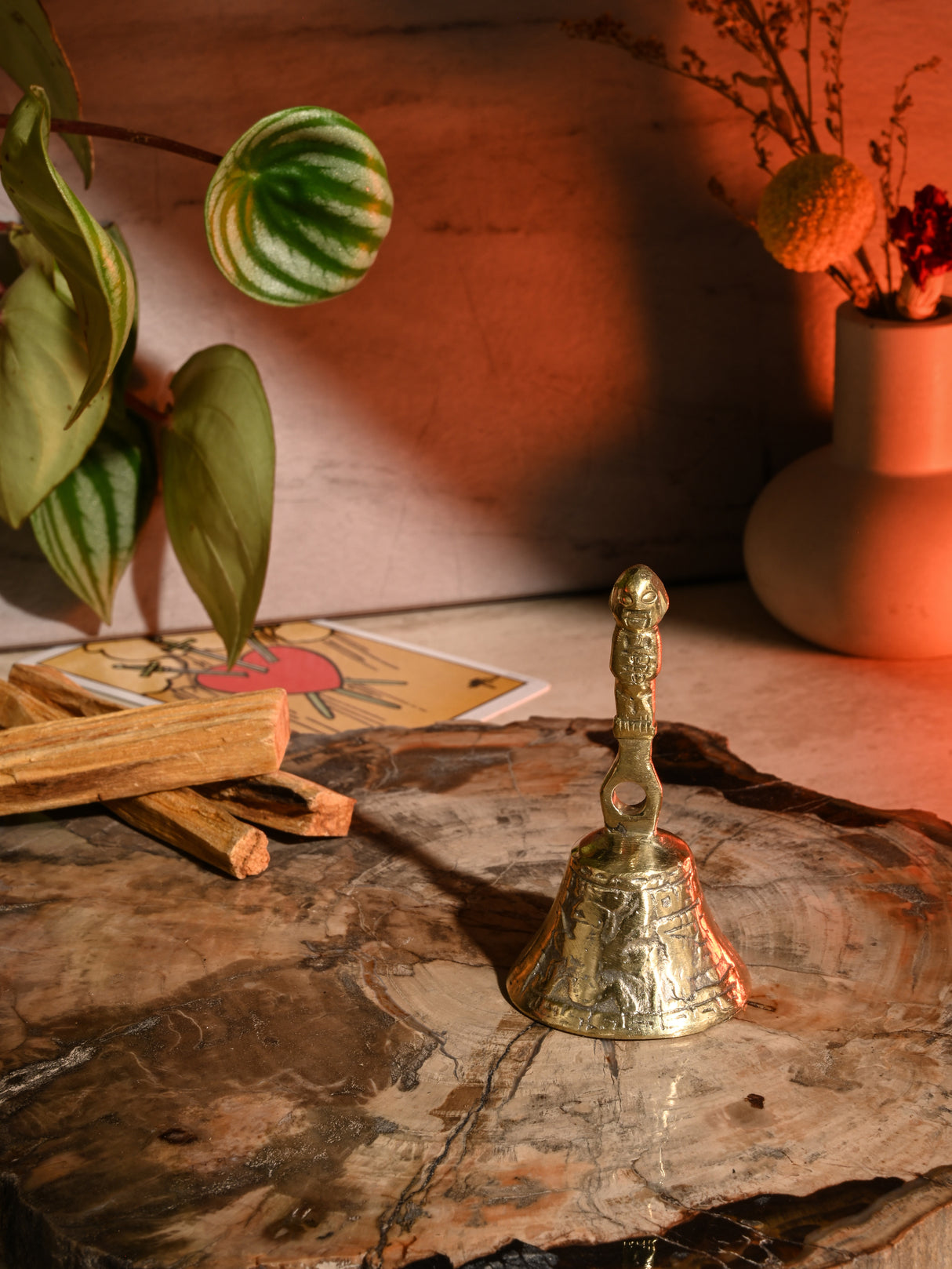 Peruvian Brass Bell Shaman