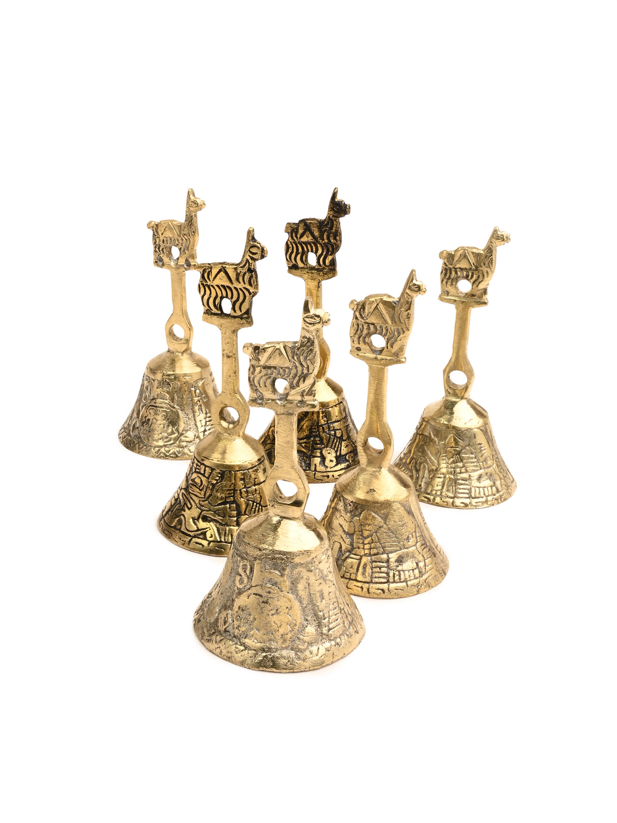 Peruvian Brass Bell Llama
