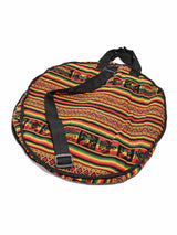 Frame Drum Carrying Case - Extra Large - 19-20" - mmdc11-Red-Gold-Green