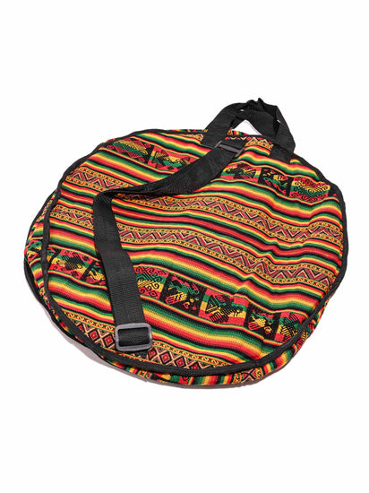 Frame Drum Carrying Case - Extra Large - 19-20" - mmdc11-Red-Gold-Green