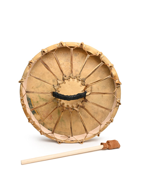 Mother Earth Turtle Buffalo Drum | mmhd-20-18