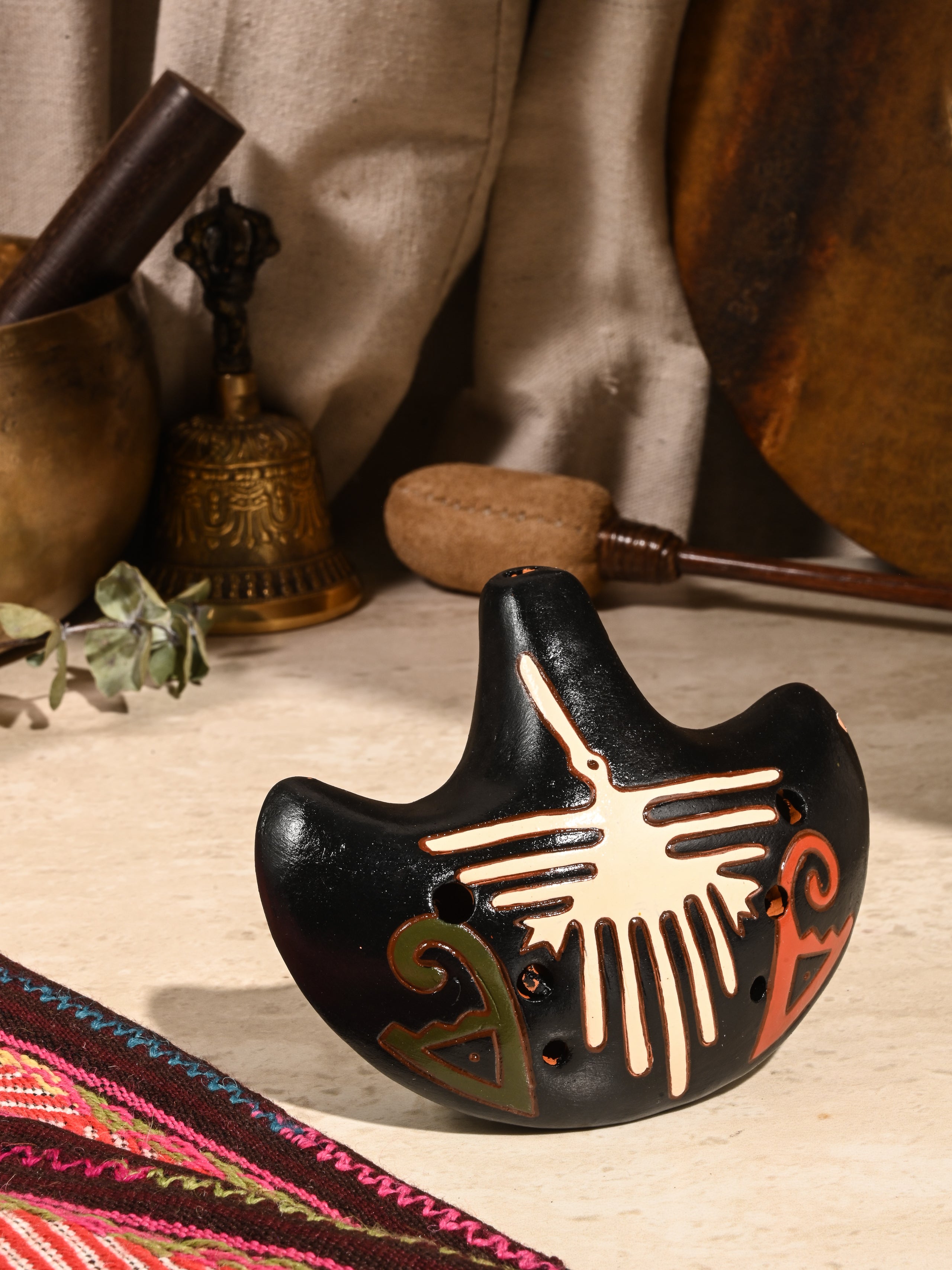 Ocarina Nazca Hummingbird Crescent - Shamans Market