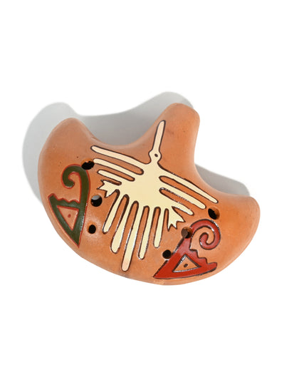 Ocarina Nazca Hummingbird Crescent | mmo4-Tan