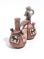 Huaco Silbador-Peruvian Whistling Vessel - Monkey | mmwv026-Rosewood