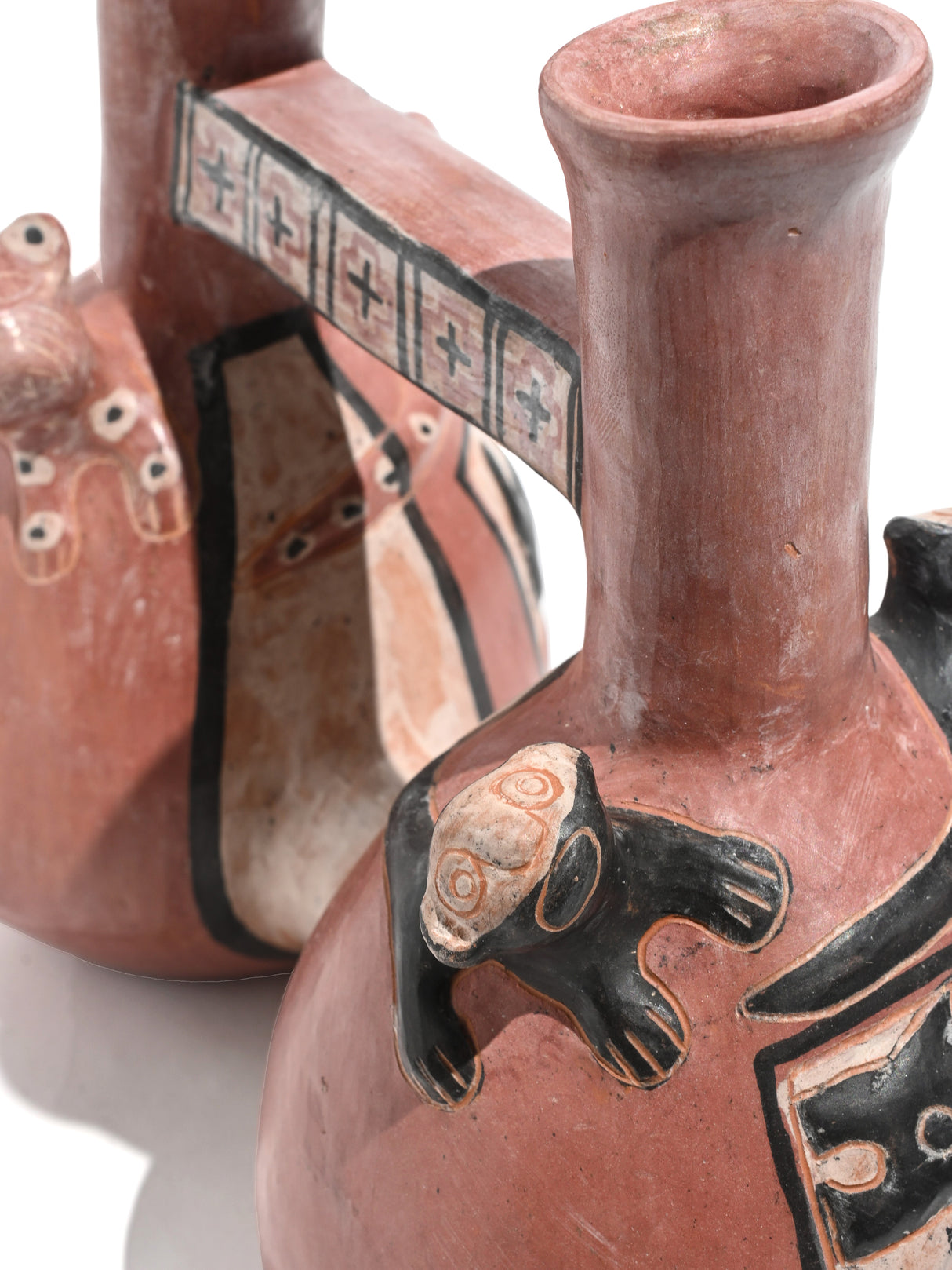 Huaco Silbador-Peruvian Whistling Vessel - Monkey | mmwv026-Rosewood