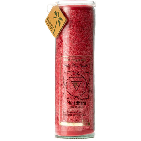 Money Chakra Eco Palm Jar Candle