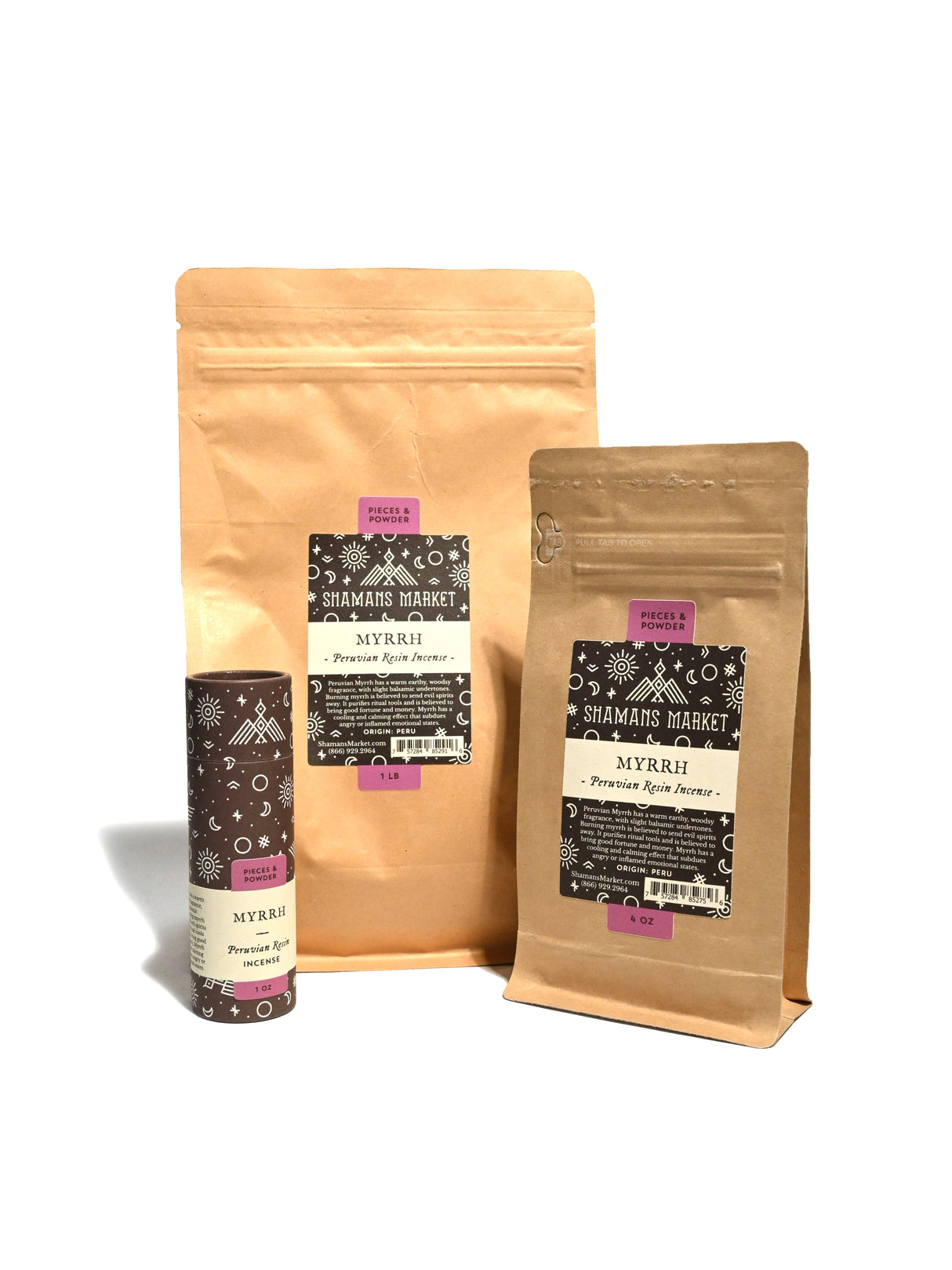 Peruvian Myrrh Resin Incense | i05-1 oz | i05-4 oz | i05-1 lb