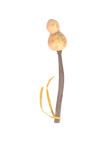 Gourd Rattle - Brown Handle