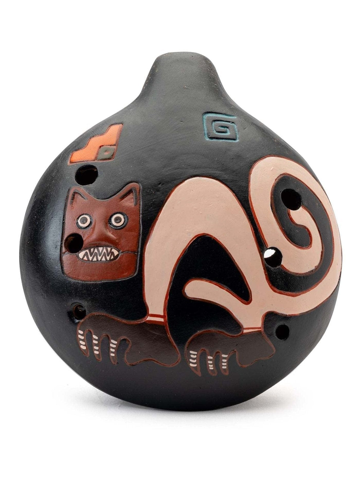 Ocarinas Jaguar Ocarina Nazca - Round Large