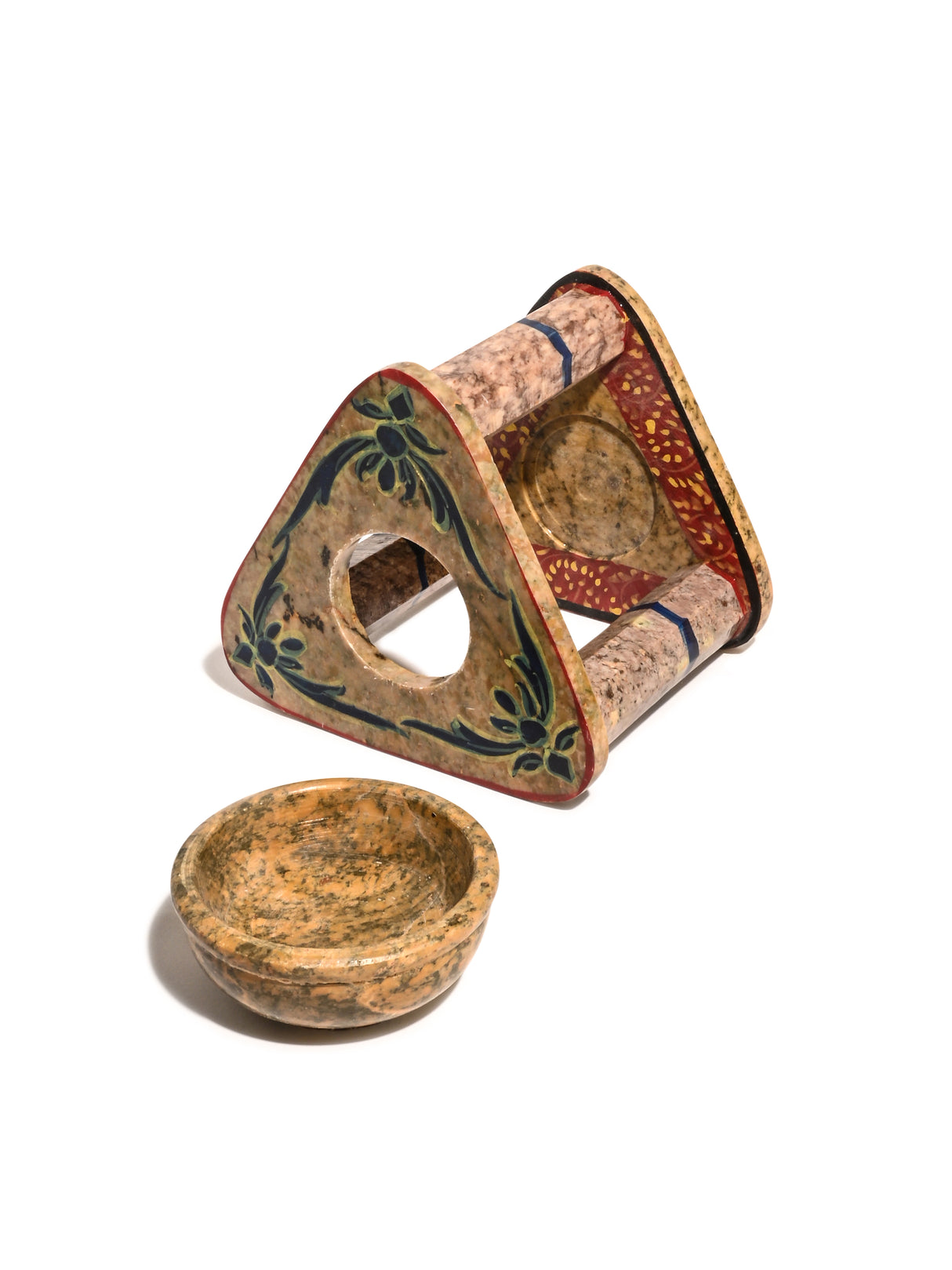 Painted Stone Triangle Essential Oil Diffuser