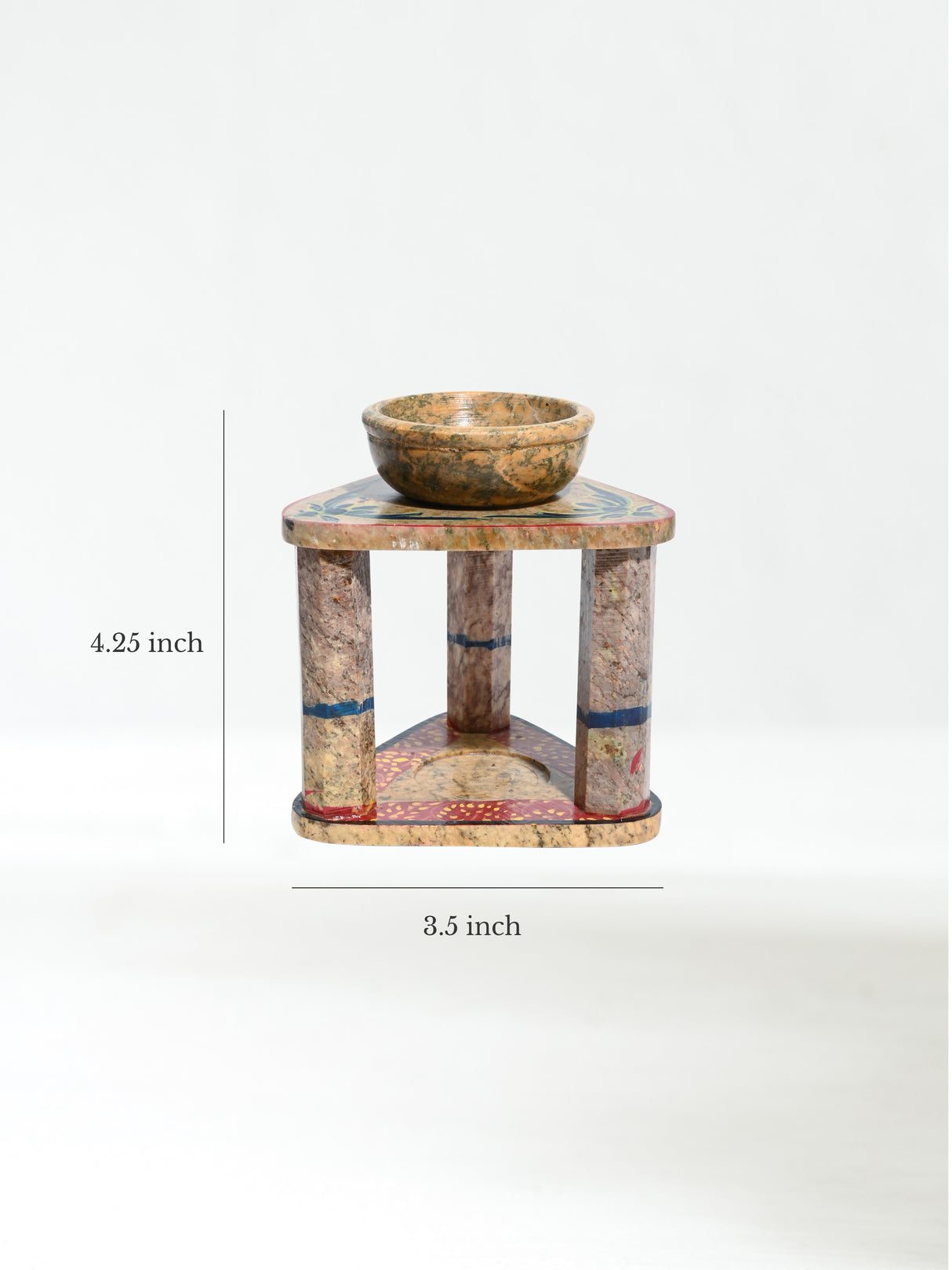 Painted Stone Triangle Essential Oil Diffuser