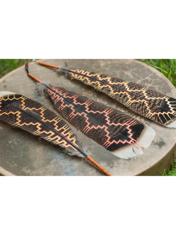Chakana Painted Feather