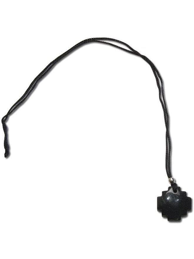 Chakana Necklaces Black Peruvian Chakana Necklace with Center Stone