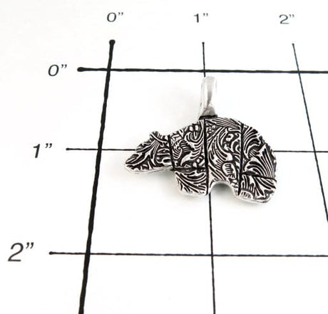 Pendants Sterling Silver Bear Totem Pendant