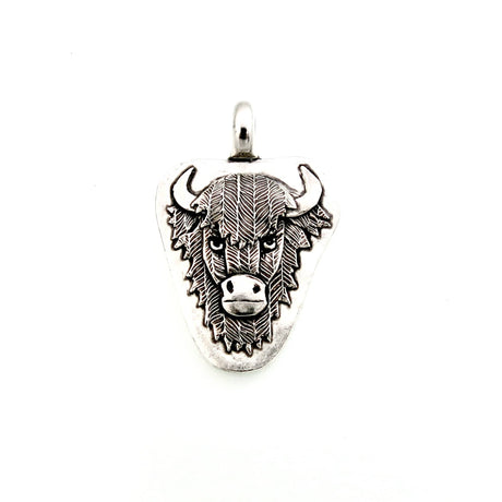 Pendants Sterling Silver Bison Totem Pendant