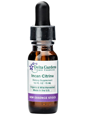 Peruvian Gem & Flower Essence - Incan Citrine