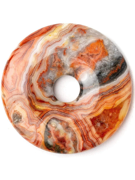 Pi Stones Orange Pi Stone - Crazy Lace Agate
