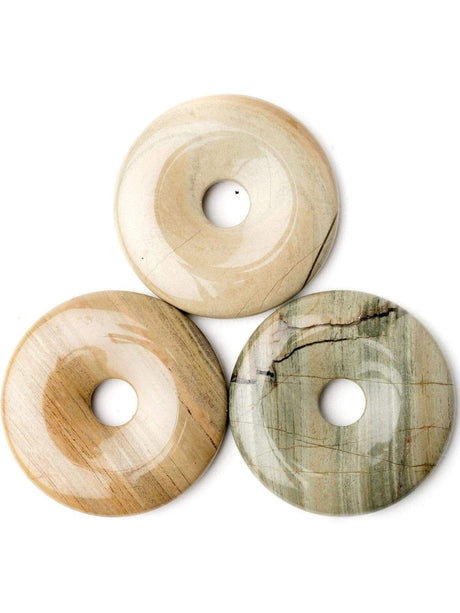 Pi Stones Pi Stone - Silver Leaf Jasper